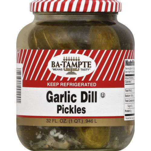 Ba-Tampte Pickles, Garlic Dill