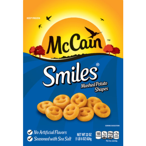 McCain Mashed Potato Shapes, Smiles