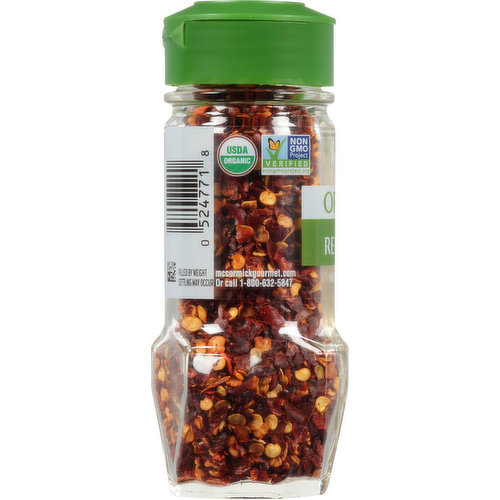 McCormick Gourmet Red Pepper, Organic, Crushed