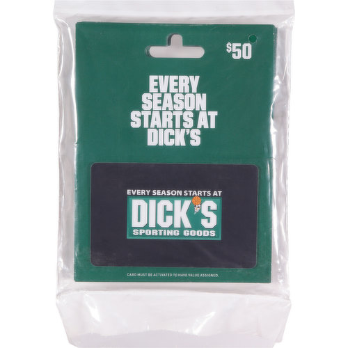 Dick's Sporting Goods Gift Card, $50