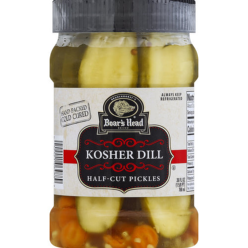 Boar's Head Pickles, Half-Cut, Kosher Dill