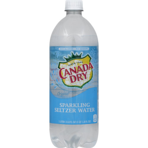 Canada Dry Seltzer Water, Sparkling, Original