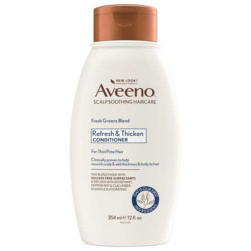 Aveeno Conditioner, Fresh Greens Blend, Refresh & Thicken