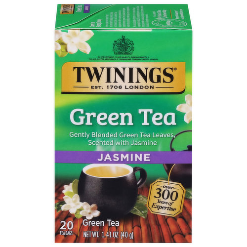 Twinings Green Tea, Jasmine, Tea Bags