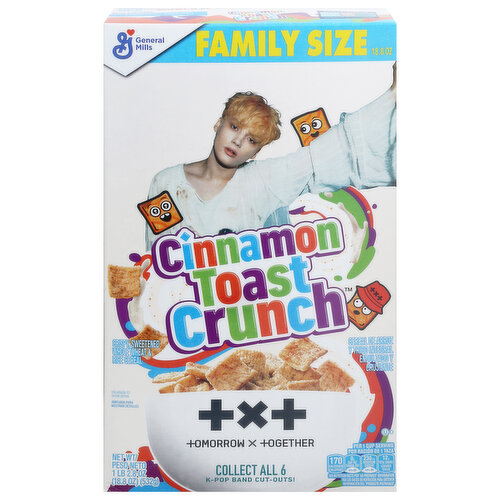 Cinnamon Toast Crunch Cereal, TXT, Family Size