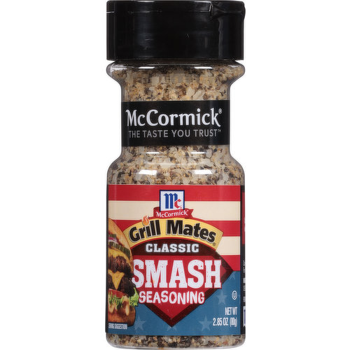 McCormick Grill Mates Smash Burger Seasoning, 2.85 oz 