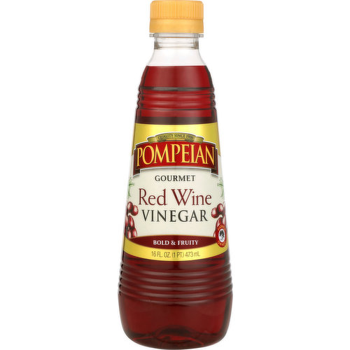 Pompeian Vinegar, Gourmet, Red Wine