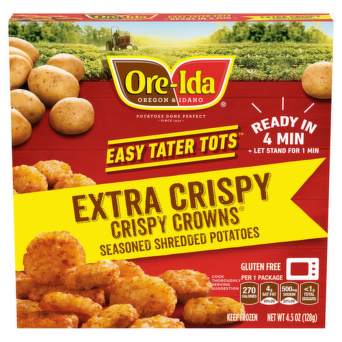 Ore-Ida Seasoned Shredded Potatoes, Extra Crispy