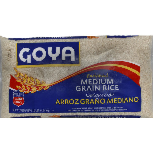 Goya Rice, Medium Grain, Enriched