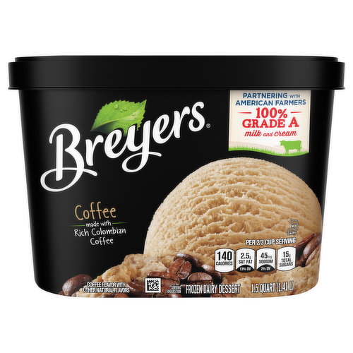 Breyers Frozen Dairy Dessert, Coffee