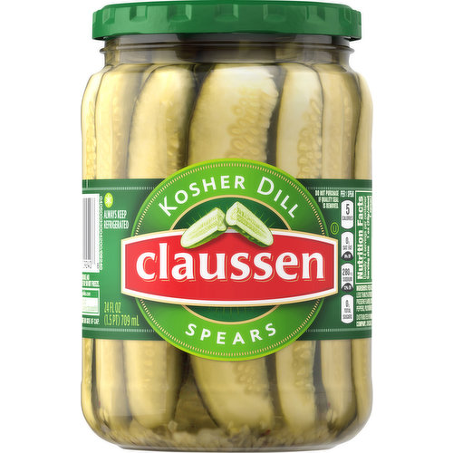 Claussen Kosher Deli-Style Pickle Spears