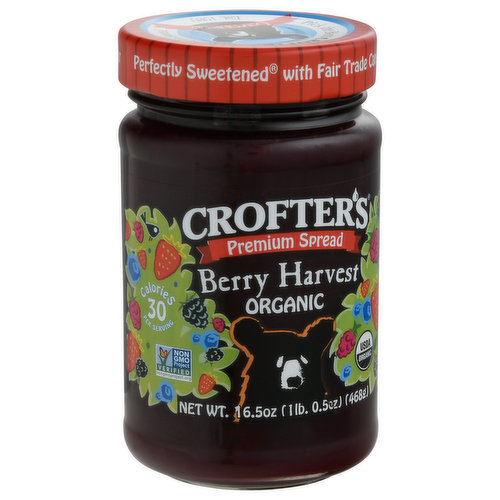 Crofter's Spread, Organic, Premium, Berry Harvest