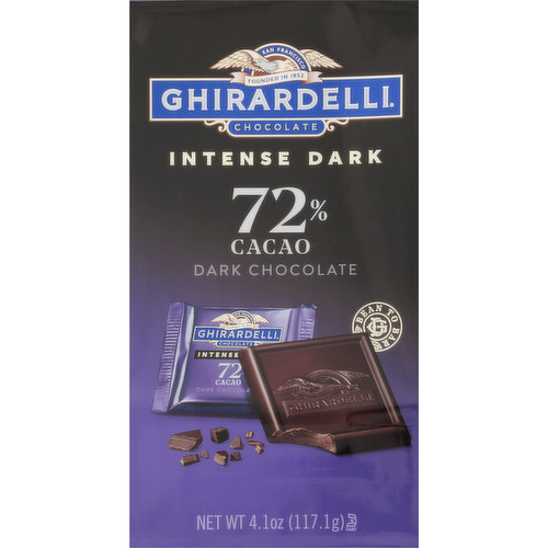 Ghirardelli Dark Chocolate, 72% Cacao