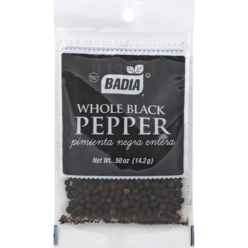 Badia Black Pepper, Whole