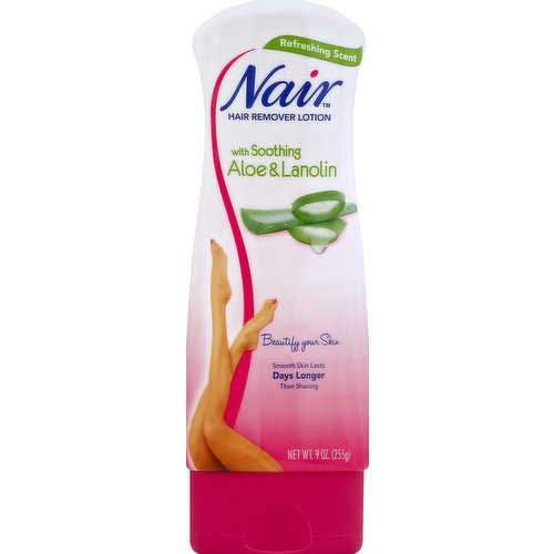 Nair Hair Remover Lotion, with Soothing Aloe & Lanolin