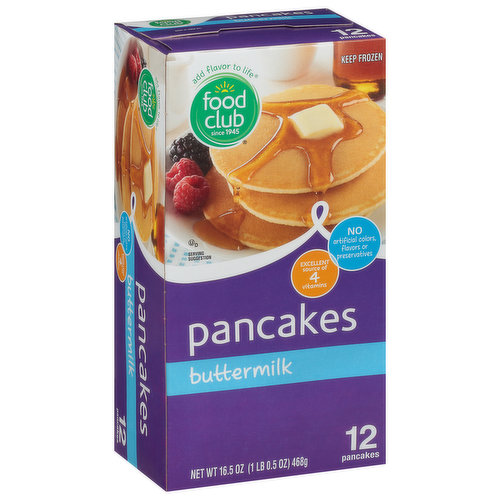Food Club Pancakes, Buttermilk
