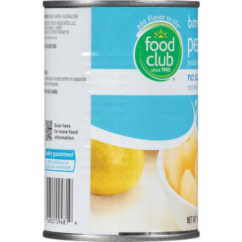 Food Club Pear Halves, Bartlett