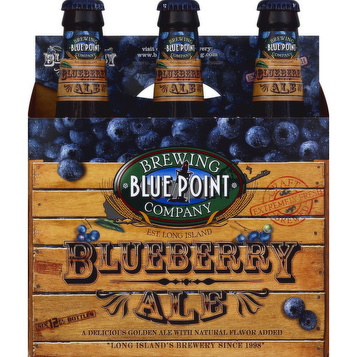 Blue Point Beer, Golden Ale, Blueberry