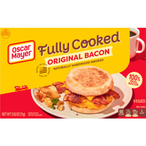 Oscar Mayer Bacon, Original, Fully Cooked