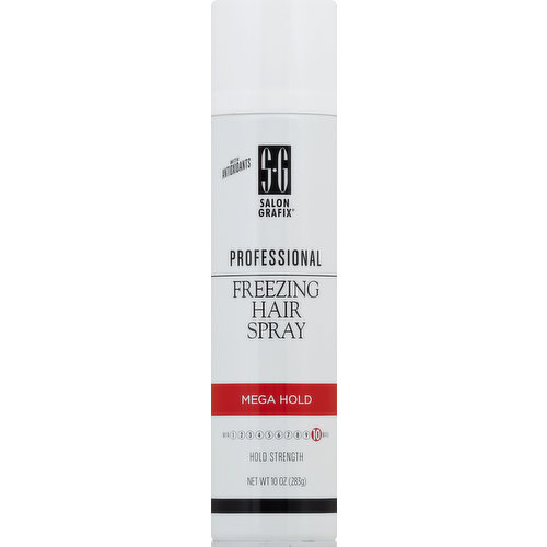 Salon Grafix Hair Spray, Freezing, Mega Hold