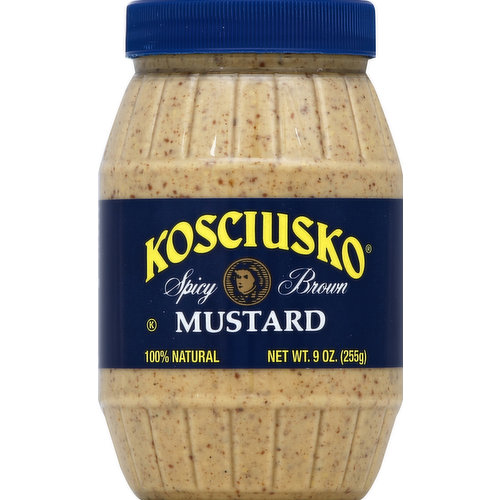 Kosciusko Mustard, Spicy Brown