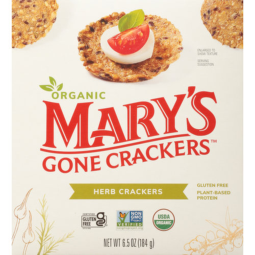 Mary's Gone Crackers Crackers, Herb, Organic