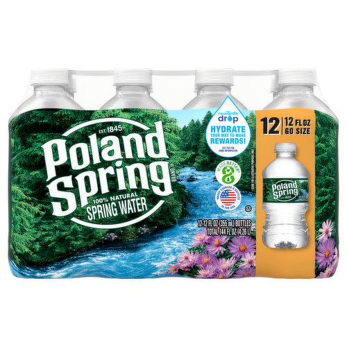 Natural Spring Water (6 X 1l Bottles), 1.58 gallon at Whole Foods Market