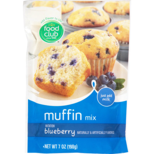 Food Club Muffin Mix, Blueberry