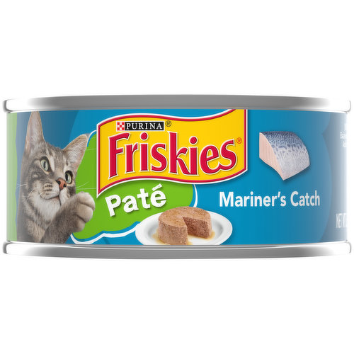 Friskies Pate Wet Cat Food, Mariner's Catch