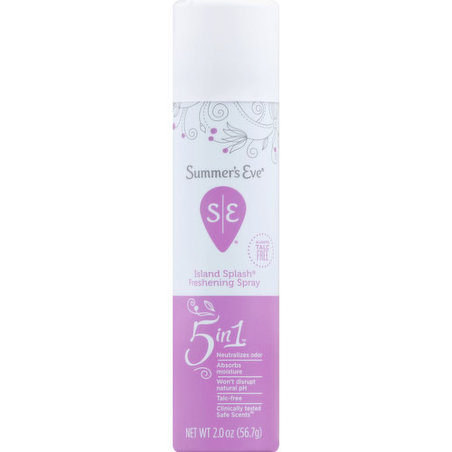 Summer's Eve Deodorant Spray, Island Splash