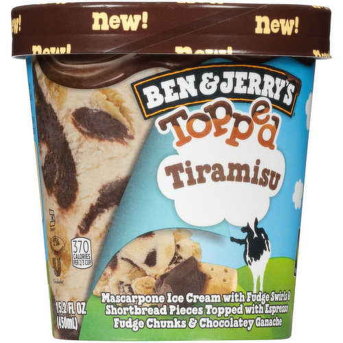 Ben & Jerry's Topped Tiramisu Ice Cream