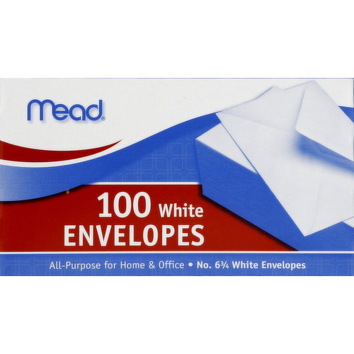 Mead Envelopes, White