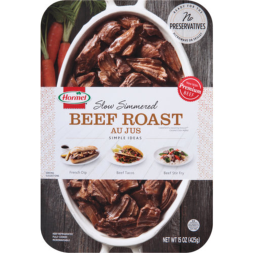 Hormel Au Jus and Savory Sauce, Beef Roast, Slow Simmered