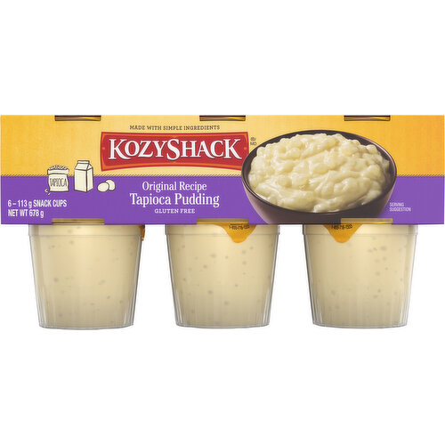 At Kozy Shack, we believe that simple ingredients make for better-tasting pudding and desserts. Since 1967, our recipes have used the same simple, quality ingredients that you would use in your kitchen. Simple ingredients. Delicious pudding.