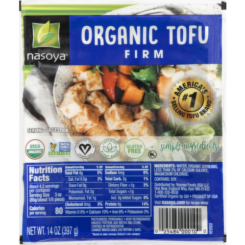 Nasoya Tofu, Organic, Firm