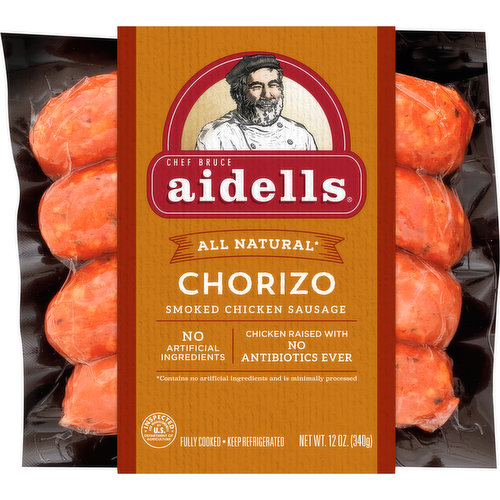 Aidells Smoked Chicken Sausage, Chorizo