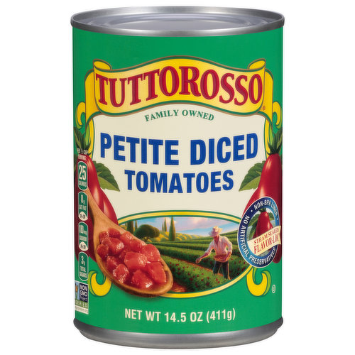 Tuttorosso Tomatoes, Petite Diced