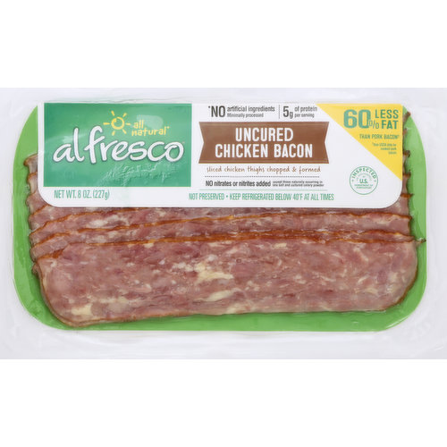 Al Fresco Chicken Bacon, Uncured