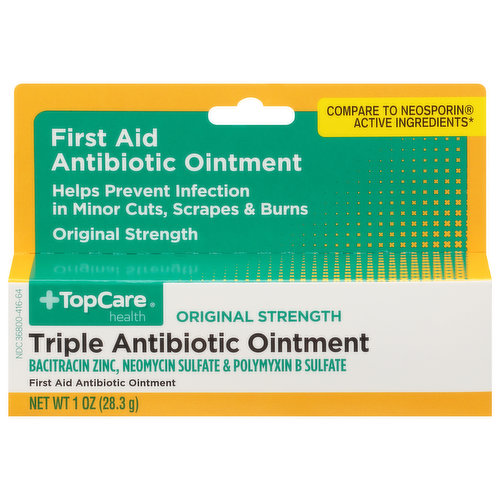 TopCare Ointment, Triple Antibiotic, Original Strength