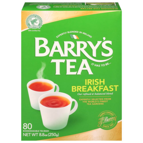 Barry's Tea Tea, Irish Breakfast, Bags