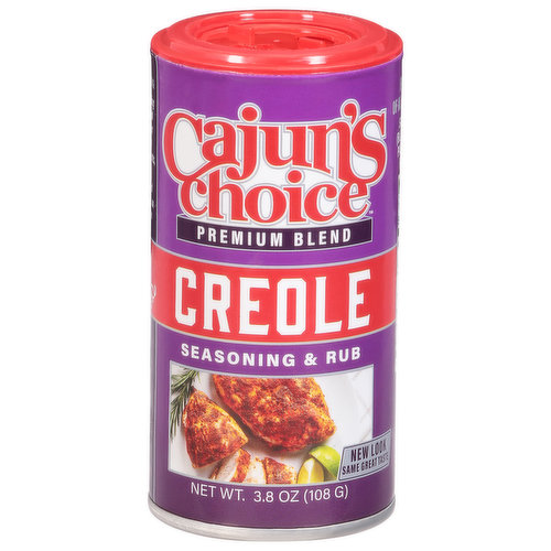 Cajun's Choice Seasoning & Rub, Creole, Premium Blend