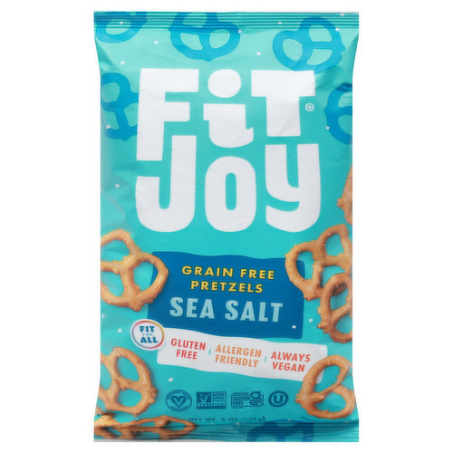 Fit Joy Pretzels, Grain Free, Sea Salt