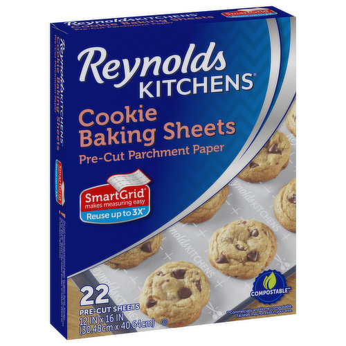 Reynolds Parchment Paper Cookie Baking Sheets (22 ct) Delivery - DoorDash