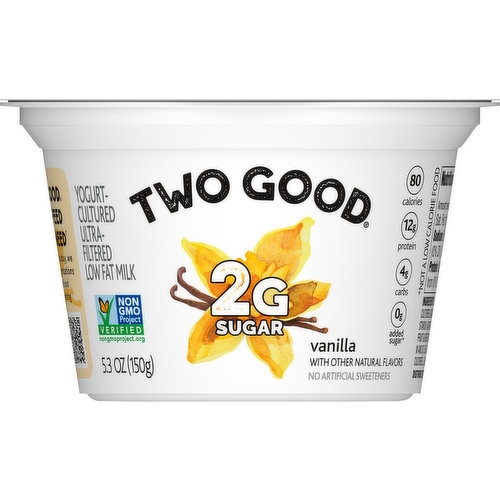 Greek Non Fat Yogurt Vanilla 5.3OZ - Best Yet Brand