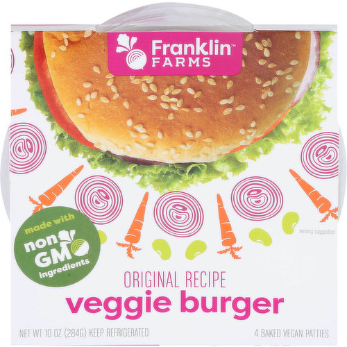 Franklin Farms Veggie Burger, Original Recipe