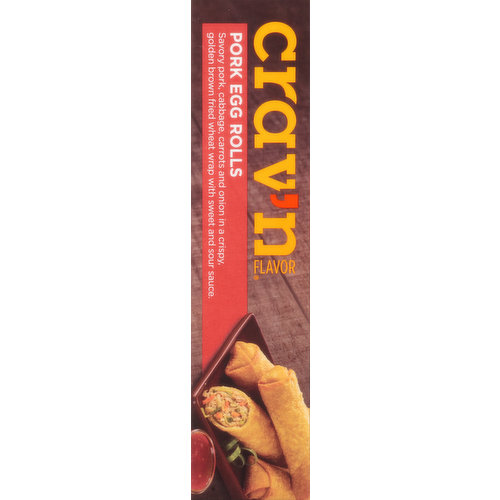 Crav'n Flavor Egg Rolls, Pork
