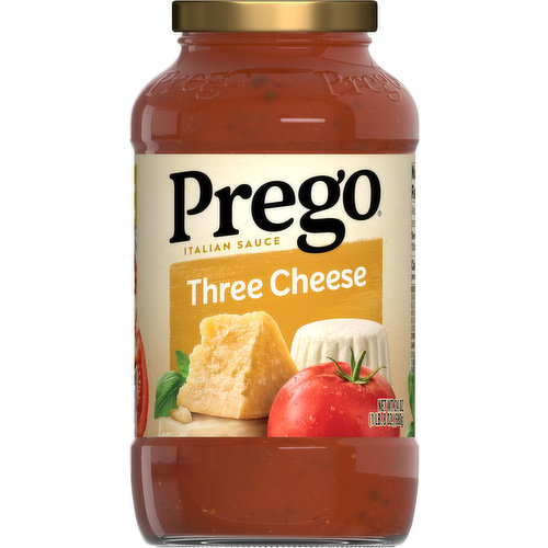 Prego Italian Sauce, Three Cheese