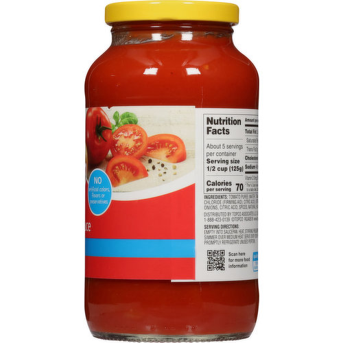 Food Club Pasta Sauce, Marinara