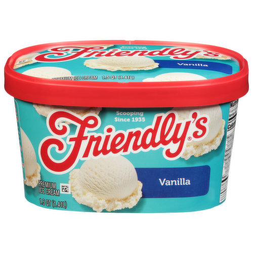 Friendly's Ice Cream, Premium, Vanilla