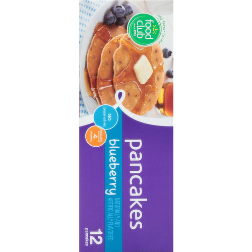 Food Club Pancakes, Blueberry